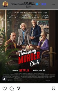 ピアース・ブロスナンのインスタグラム＠piercebrosnanofficialより