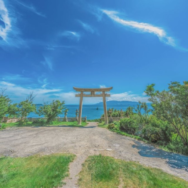 海の見える鳥居 ※めかぶさん提供