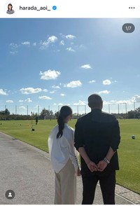 原田葵アナのインスタグラム＠harada_aoi_より