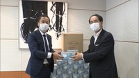 〈新型コロナ〉「アベノマスク」受注の高松市の企業　不織布マスク100万枚を香川県に寄付