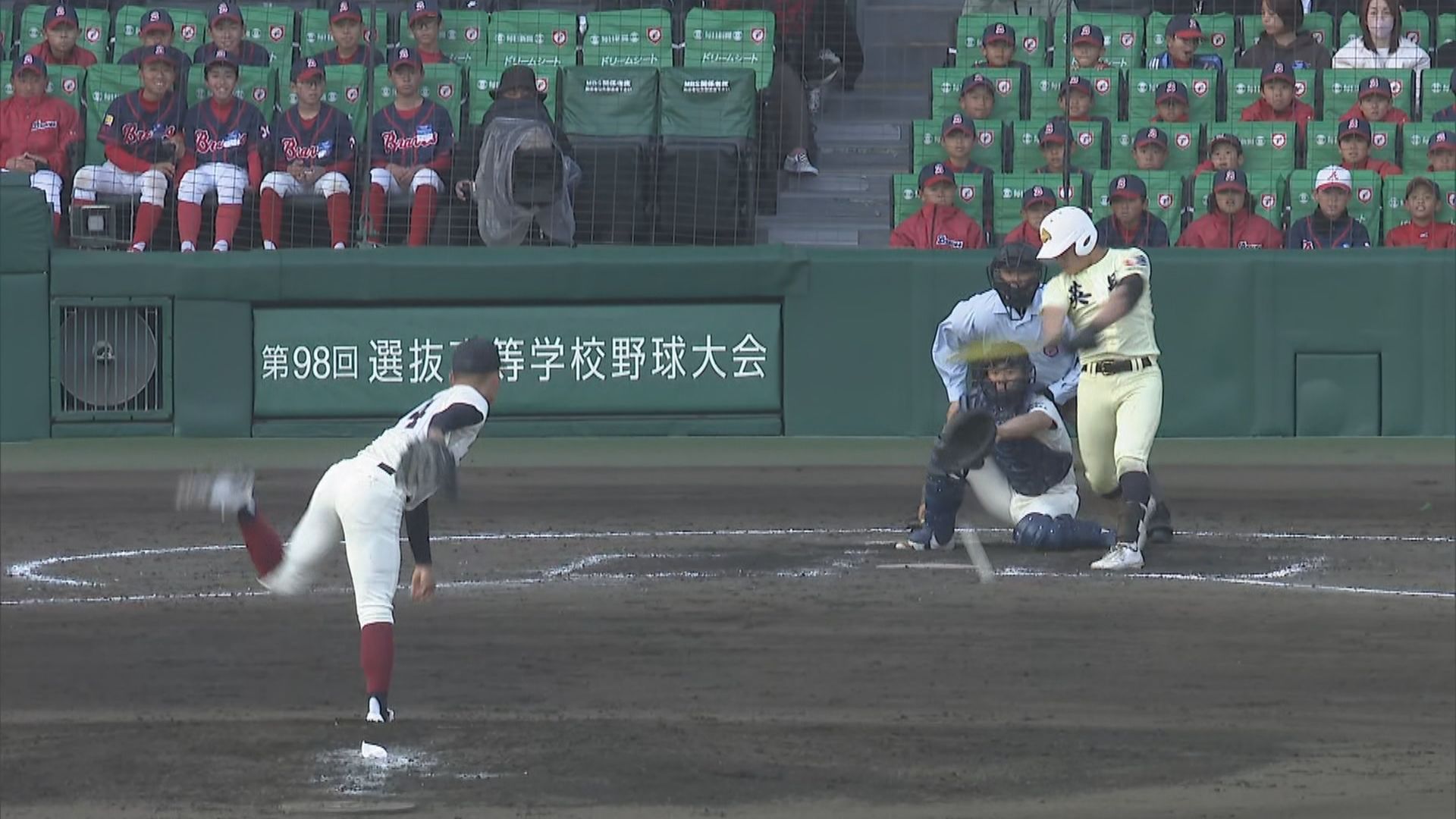 速報】センバツ高校野球・準々決勝 英明(香川)が大阪桐蔭(大阪)に3-4で