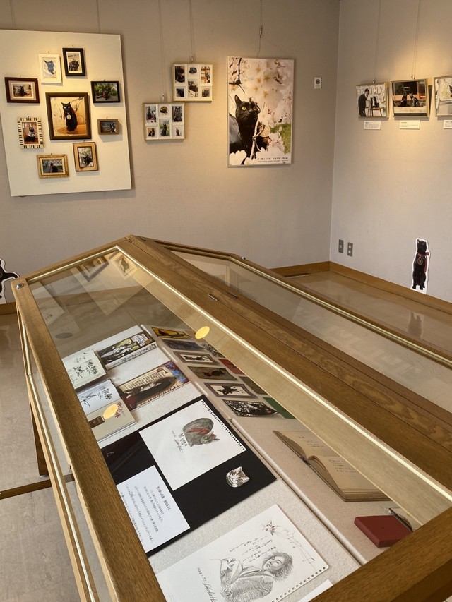 黒の助の企画展の会場