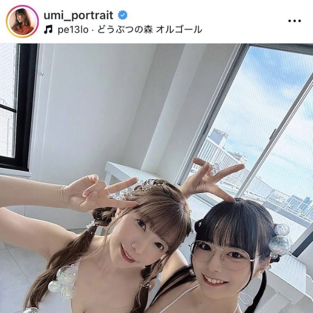 東雲うみインスタグラム＠umi_portraitより