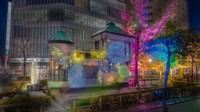 旧西川橋交番に 花火が咲く(イメージ) 提供:岡山市