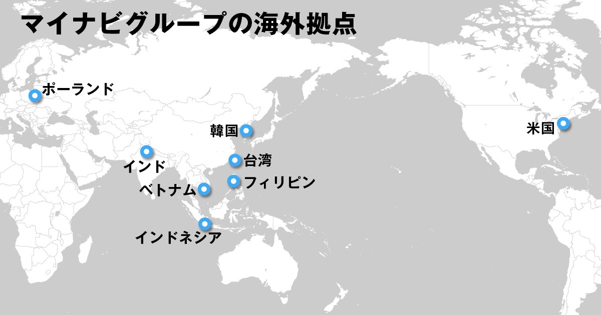 マイナビグループの海外拠点