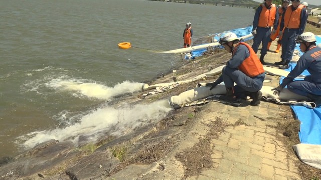 梅雨に備え　排水ポンプ車の操作訓練　水害発生時の迅速な対応へ　岡山・倉敷市