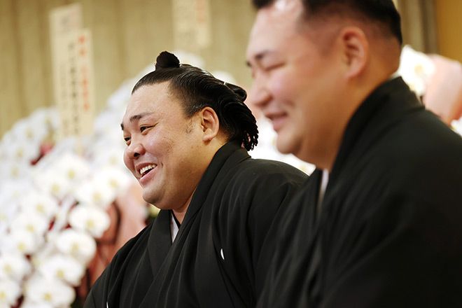 Kirishima sets sights higher as he is promoted to ozeki for second time