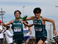陸上・駅伝 - 粘りの走りで青山学院大学が3位に 飯田翔大が6区で区間賞