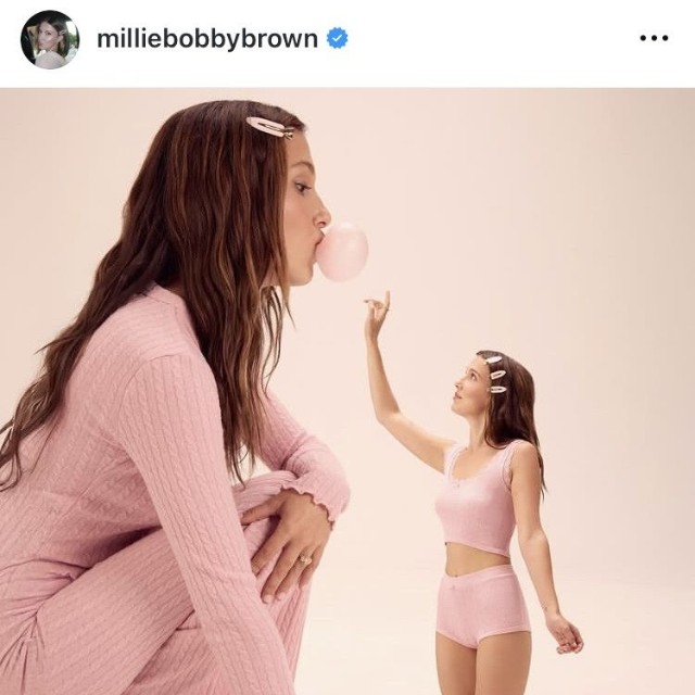 ミリー・ボビー・ブラウンのインスタグラム＠milliebobbybrownより