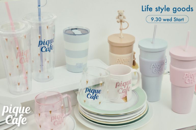アイスクリーム柄のトートバッグも！ 【ジェラートピケカフェ