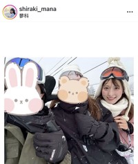 白木愛奈アナウンサーのインスタグラム＠shiraki_manaより