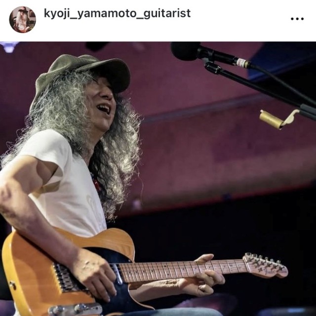 山本恭司インスタグラム(@kyoji_yamamoto_guitarist)より