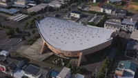 旧香川県立体育館(高松市福岡町)2024年撮影