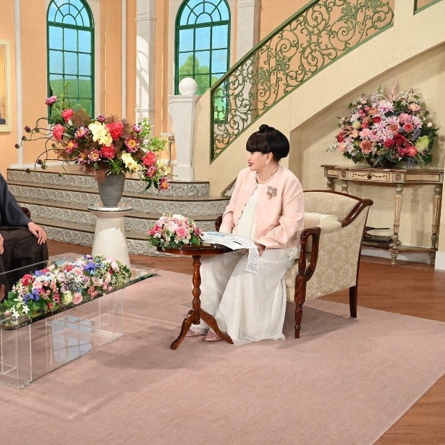 「徹子の部屋」  黒柳徹子(右)、市川團子、中村壱太郎＝テレビ朝日提供