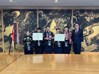 14日　表敬訪問の様子