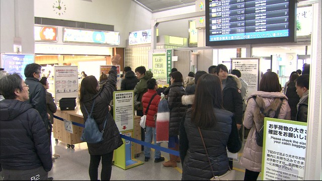 岡山空港、昨年度の利用者は158万人超　国際線は開港以来最多の30人万超が利用