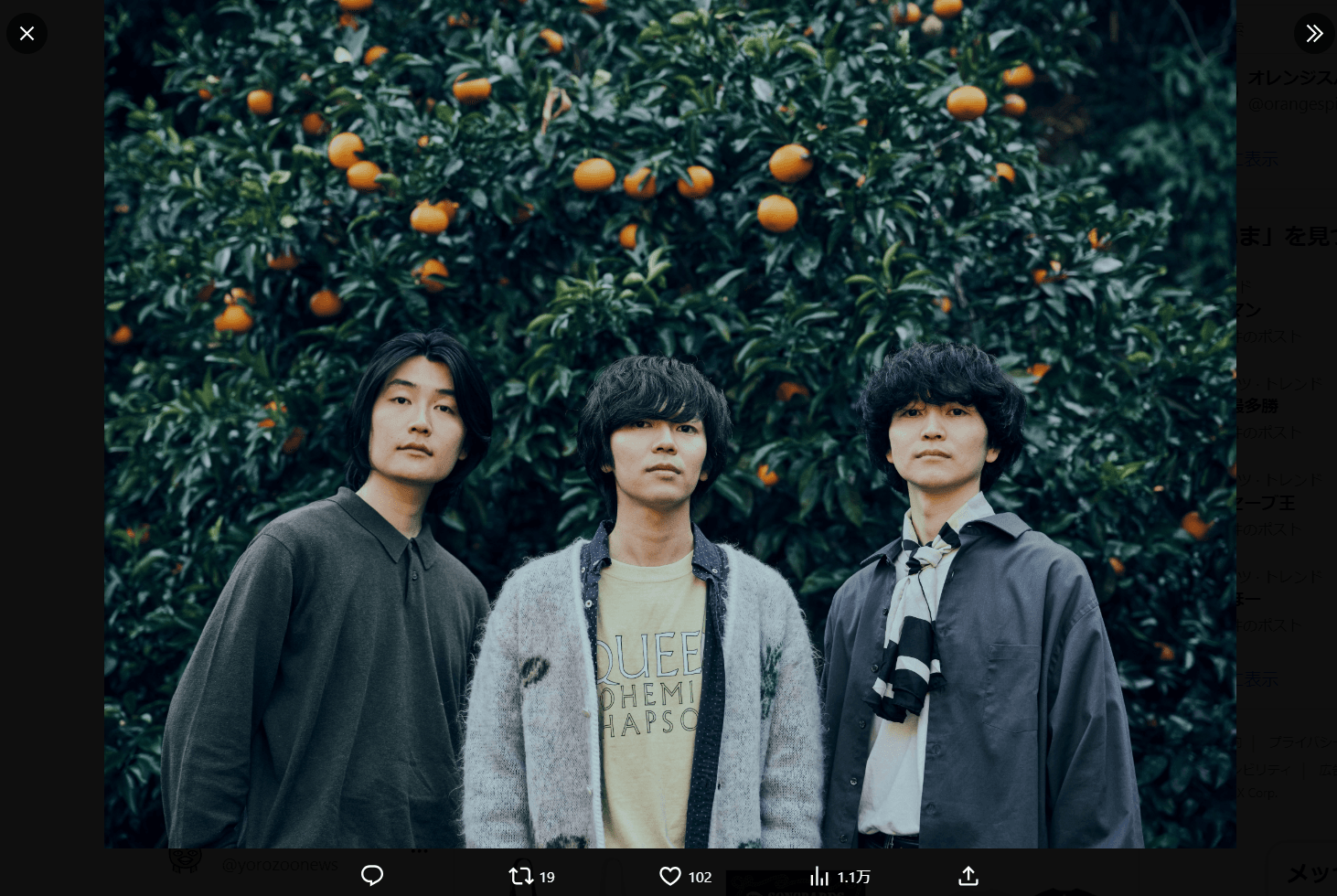 The Songbardsの公式X（@TheSongbards）より