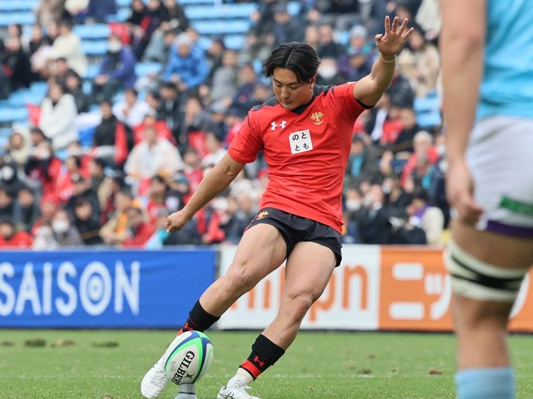 ラグビー - 帝京大学・本橋尭也 冷静な判断が光る司令塔は、2度目の