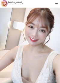 安西ひろこインスタグラム（＠hiroko_anzai）より