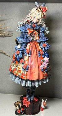 ぬこんぶさんが塗装した作品（ぬこんぶさん提供）