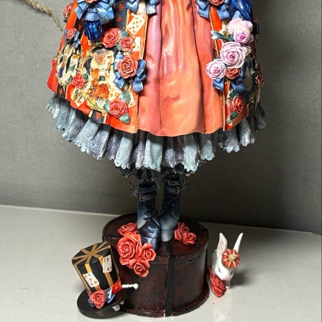 ぬこんぶさんが塗装した作品（ぬこんぶさん提供）