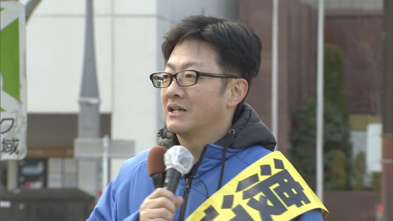 【衆院選・宮城２区】 立候補者第一声　渡辺勝幸候補（５０）自民・新