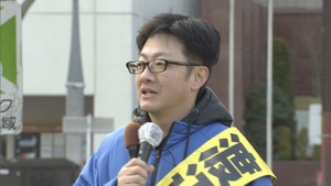 【衆院選・宮城２区】 立候補者第一声　渡辺勝幸候補（５０）自民・新
