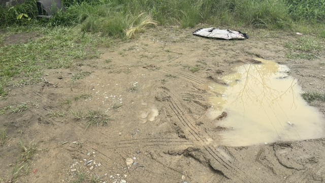 遺体が発見された廃屋　さぬき市鴨庄
