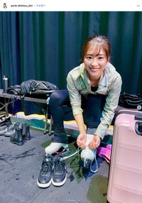 テレビ長崎のアナウンサー清水柚梨恵さん（本人の公式インスタグラムから）