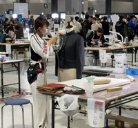 第63回技能五輪全国大会 「洋裁」に出場・金賞を獲得した池田万桜選手（提供：岡山県職業能力開発協会）