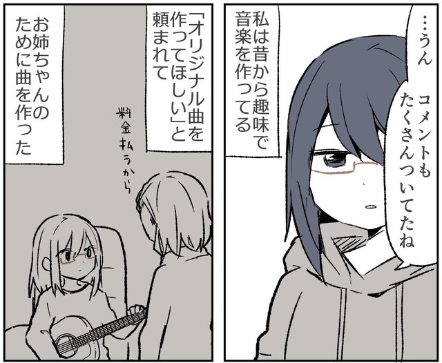 姉が歌う曲を作っているのは妹だった（さーもにずむさん提供）