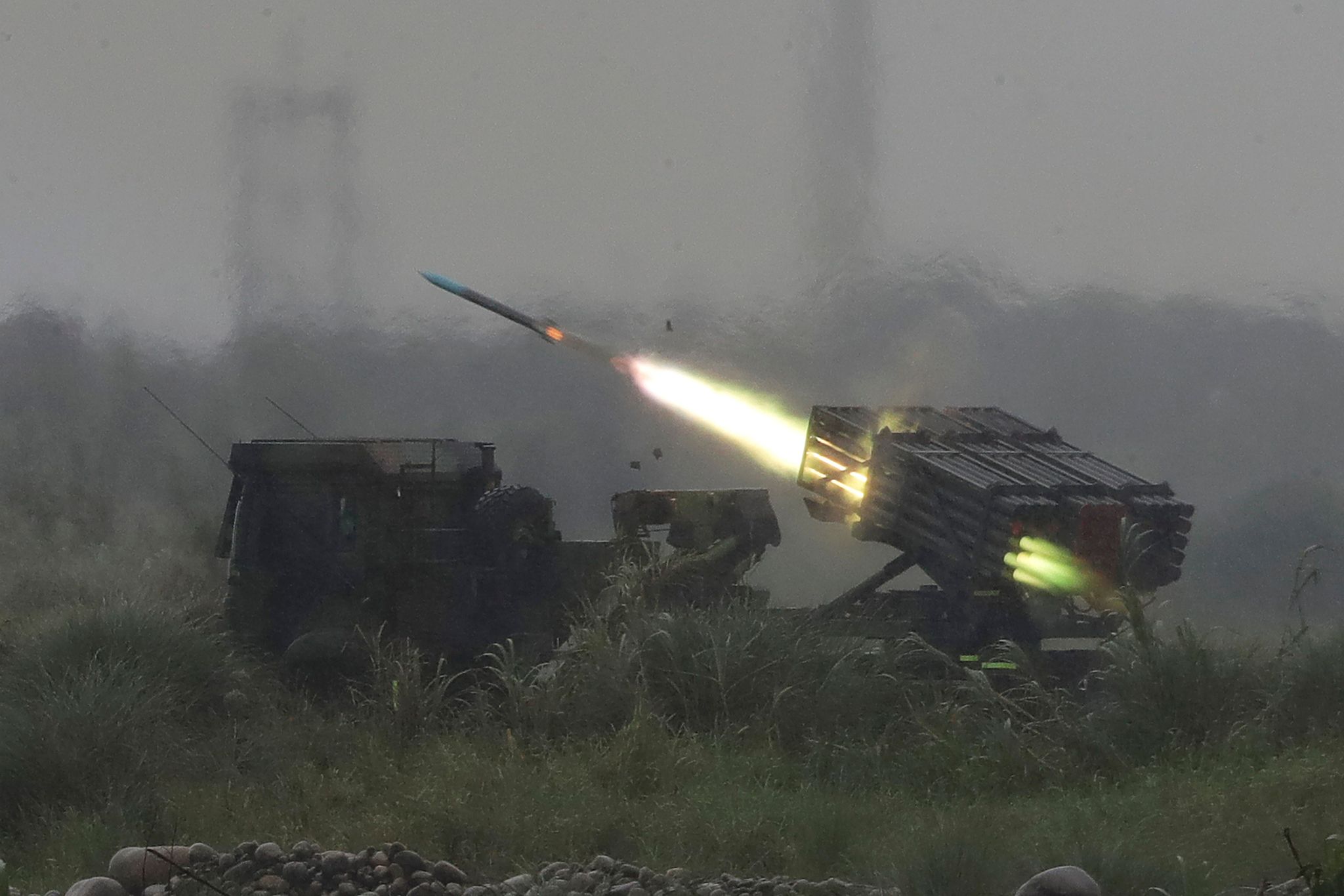 Taiwan fires rockets in China’s direction from a U.S.-supplied mobile ...