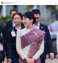 愛子さま、ラオスを公式訪問（宮内庁公式インスタグラムから）