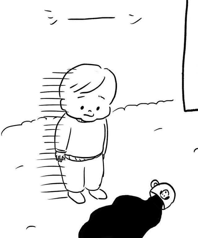 あふれ出るどうしよう感　（さちむら。さん提供）