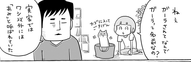 ガーラさんの新事実、実は「あみ」！？（提供：松本ひで吉さん）