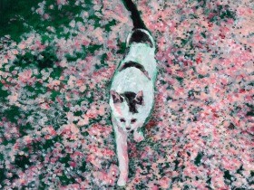 猫への愛を描いた画集　横尾忠則さん「タマ、帰っておいで」