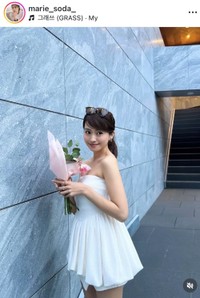 曽田茉莉江インスタグラム(@marie_soda_)より