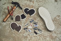 ソールパーツ、ヒールラベル、カップソールなどのリペアパーツ類