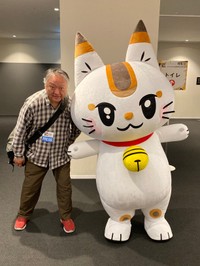にゃんこ博覧会のマスコットキャラクター「ぱくちゃん」とのフォトタイムもあり
