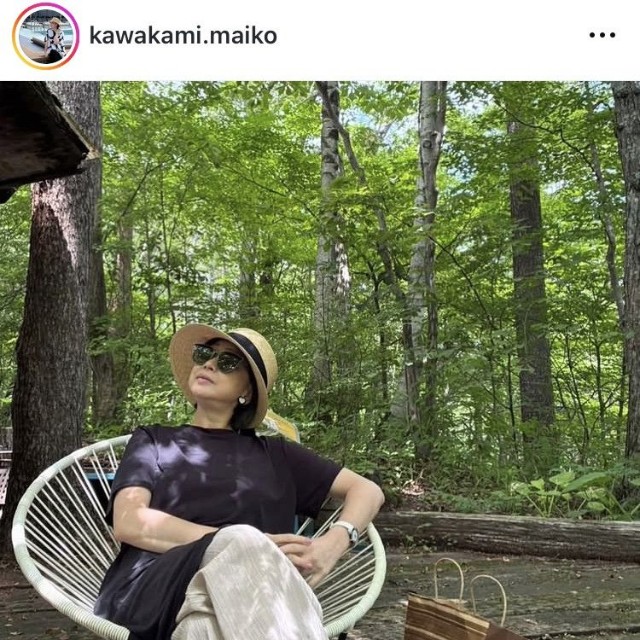 川上麻衣子インスタグラム＠kawakami.maikoより