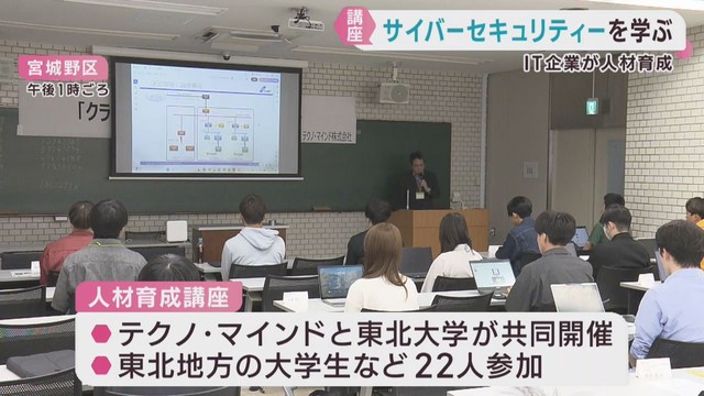 サイバー攻撃から守るセキュリティ対策　ＩＴ企業から大学生が学ぶ