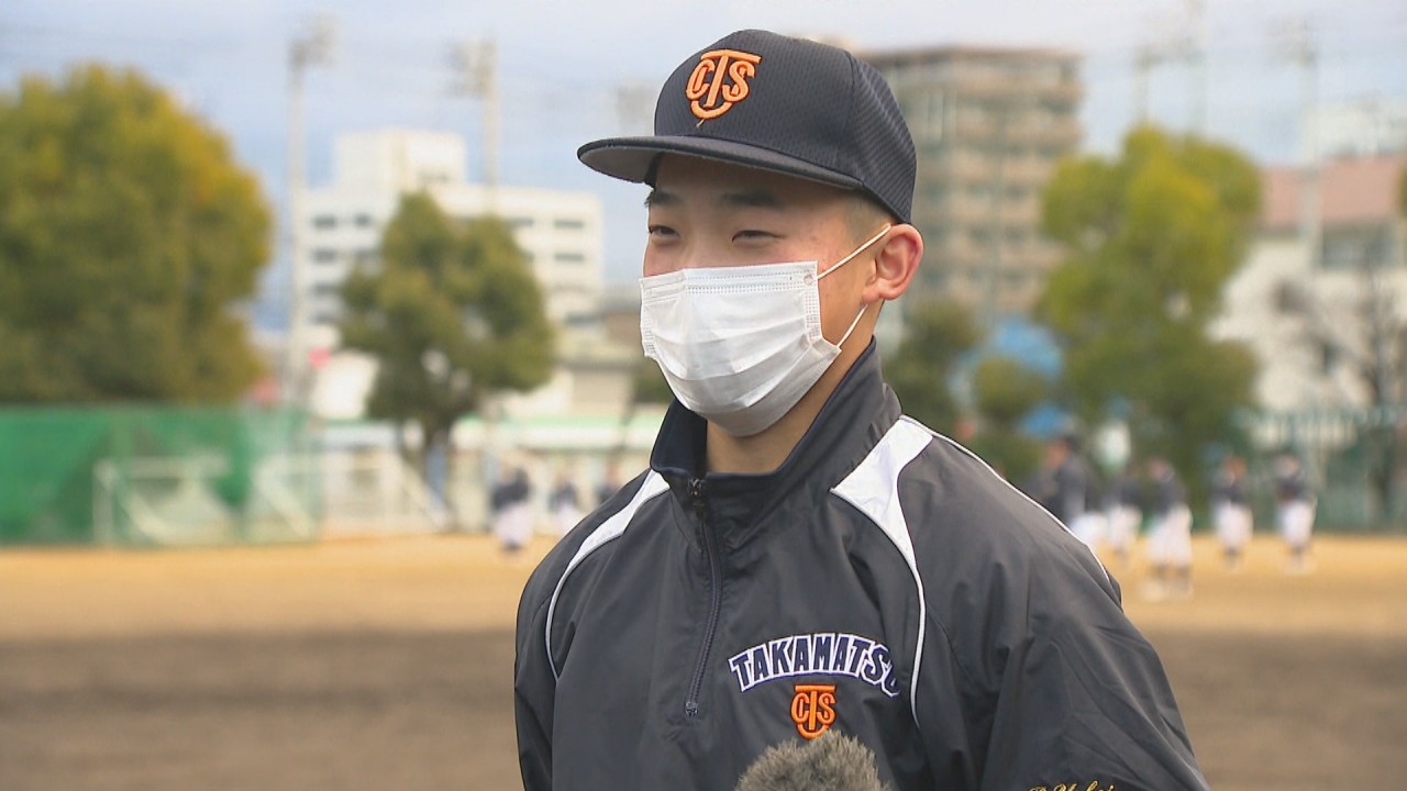 高松商業高校野球部 公式戦用帽子