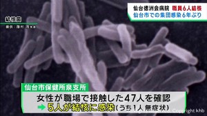 仙台徳洲会病院の職員６人が結核に感染　仙台市での集団感染は６年ぶり