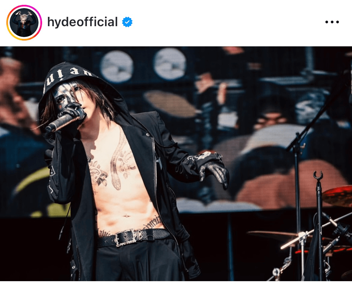 Hyde (@hydeofficial)さんのインスタグラムより