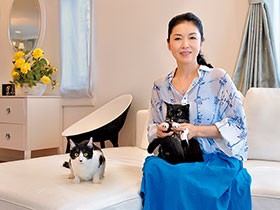 演歌の女王、藤あや子さんをメロメロにする姉弟猫　「我が子であり、恋人でもあり」