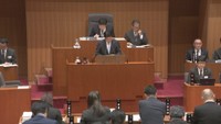 開会した11月定例岡山県議会