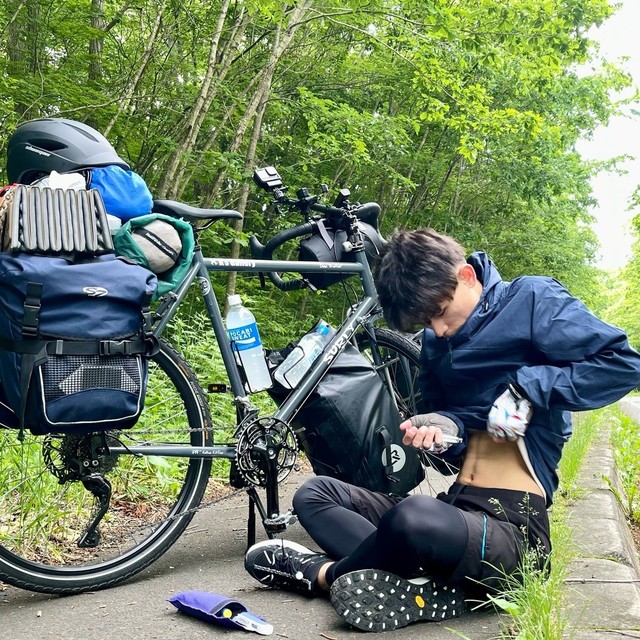 一生の付き合いとなったインスリン注射（本間太希さん提供）