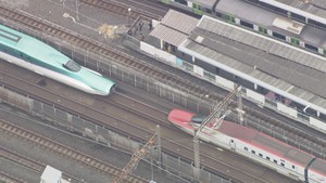 東北新幹線で連結が外れる　３時間にわたって運転見合わせ　連結運転を中止