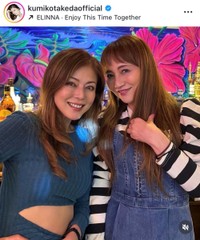 武田久美子インスタグラム(@kumikotakedaofficial)より