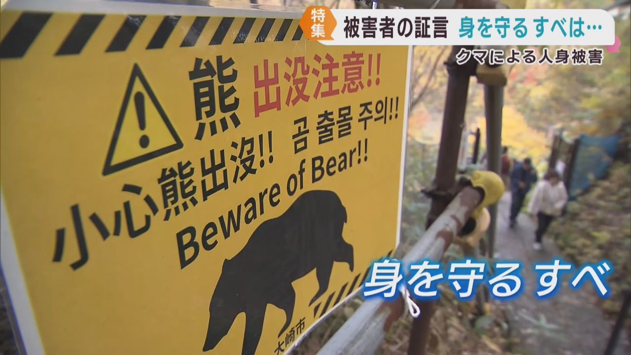クマの被害が相次ぐ　襲われた女性が状況を語る　遭遇した際の命を守るすべとは
